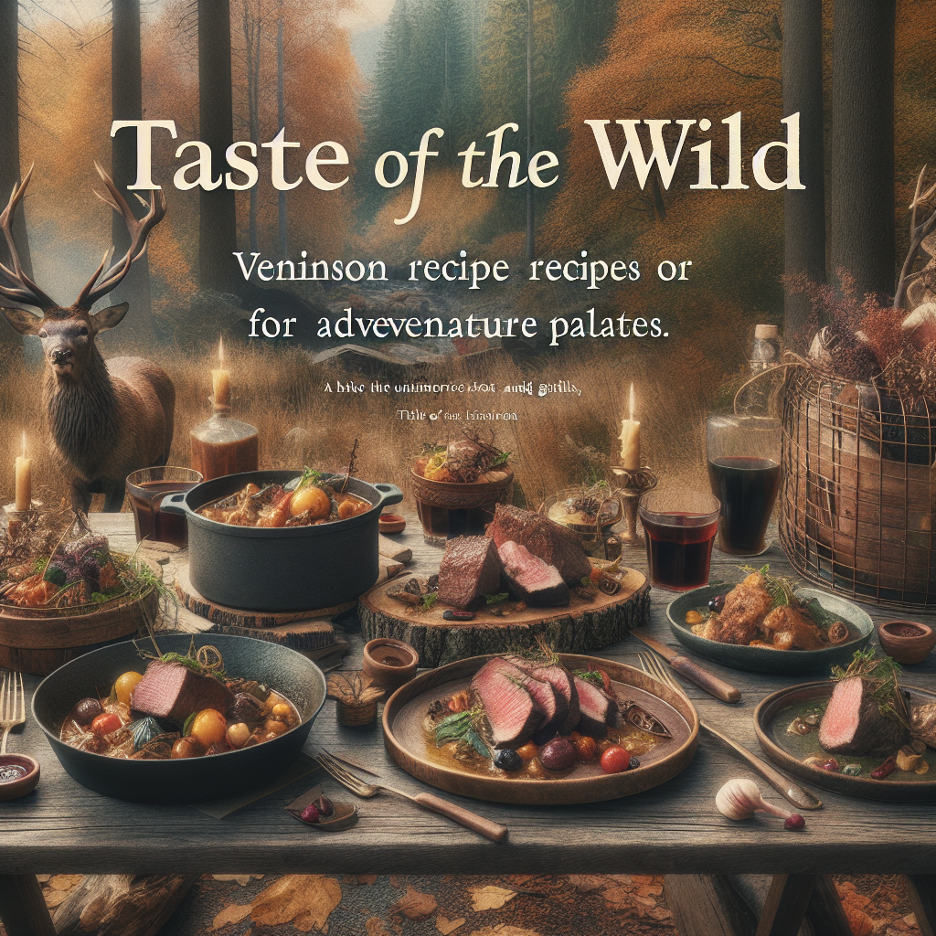 Taste of the Wild: Venison Recipes for Adventurous Palates