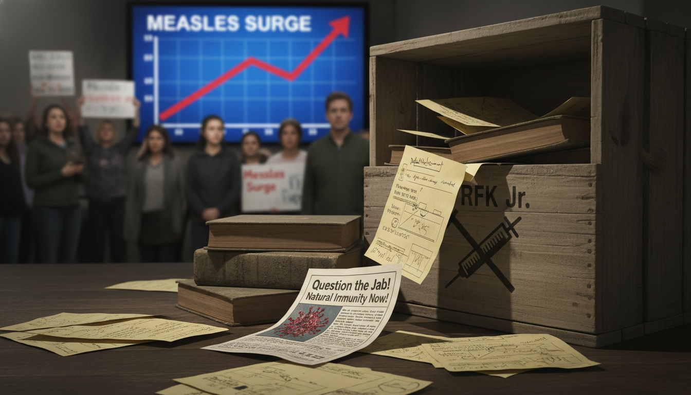 RFK Jr.'s Anti Vax Group Spreads Misinformation During Measles Surge