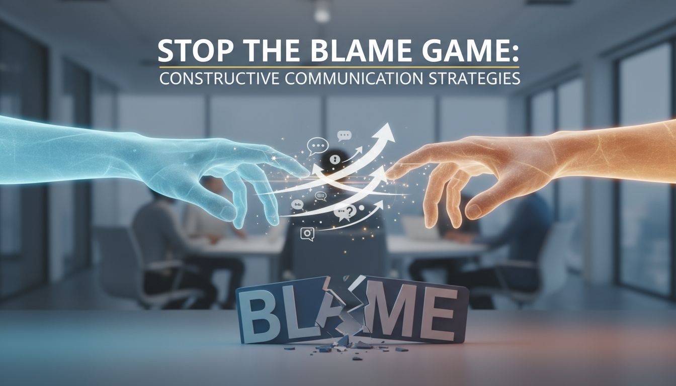 Stop the Blame Game:  Constructive Communication Strategies