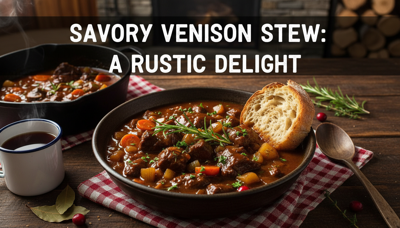 Savory Venison Stew: A Rustic Delight