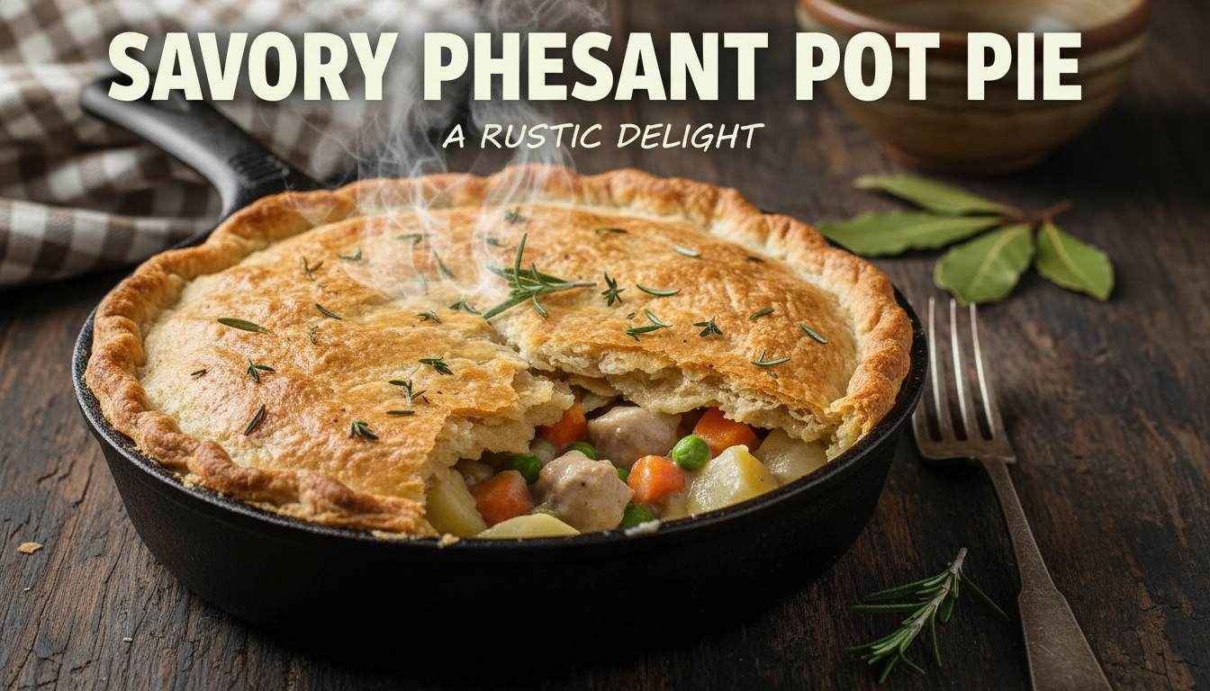 Savory Pheasant Pot Pie: A Rustic Delight
